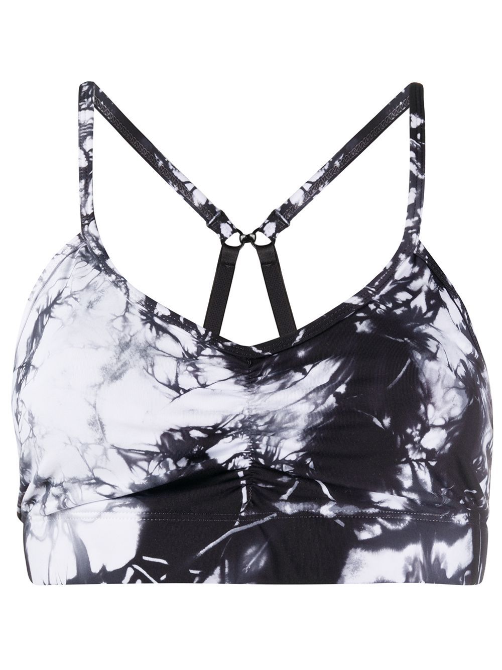 Electric & Rose Marisol Onyx Cloud Sports Bra In Grey