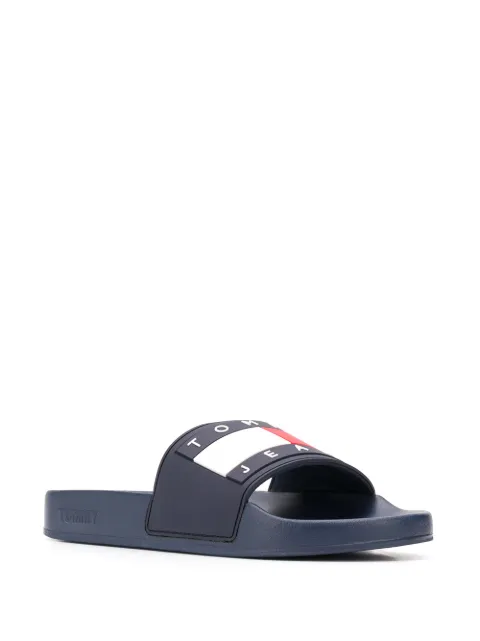 tommy jeans flag slides