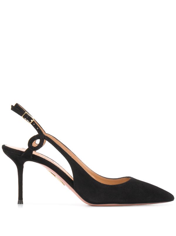 aquazzura black pumps