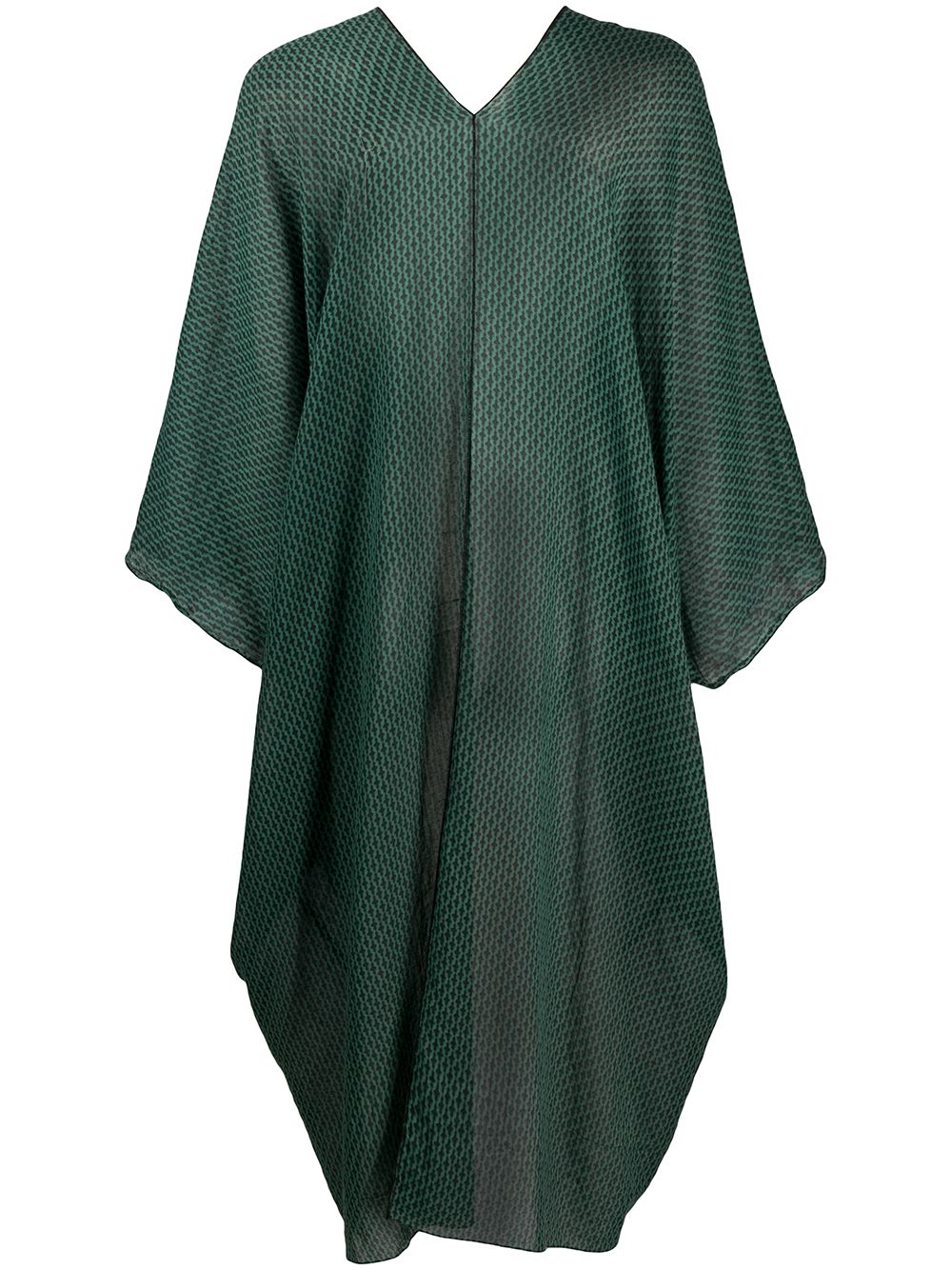 фото Dolci follie printed v-neck kaftan