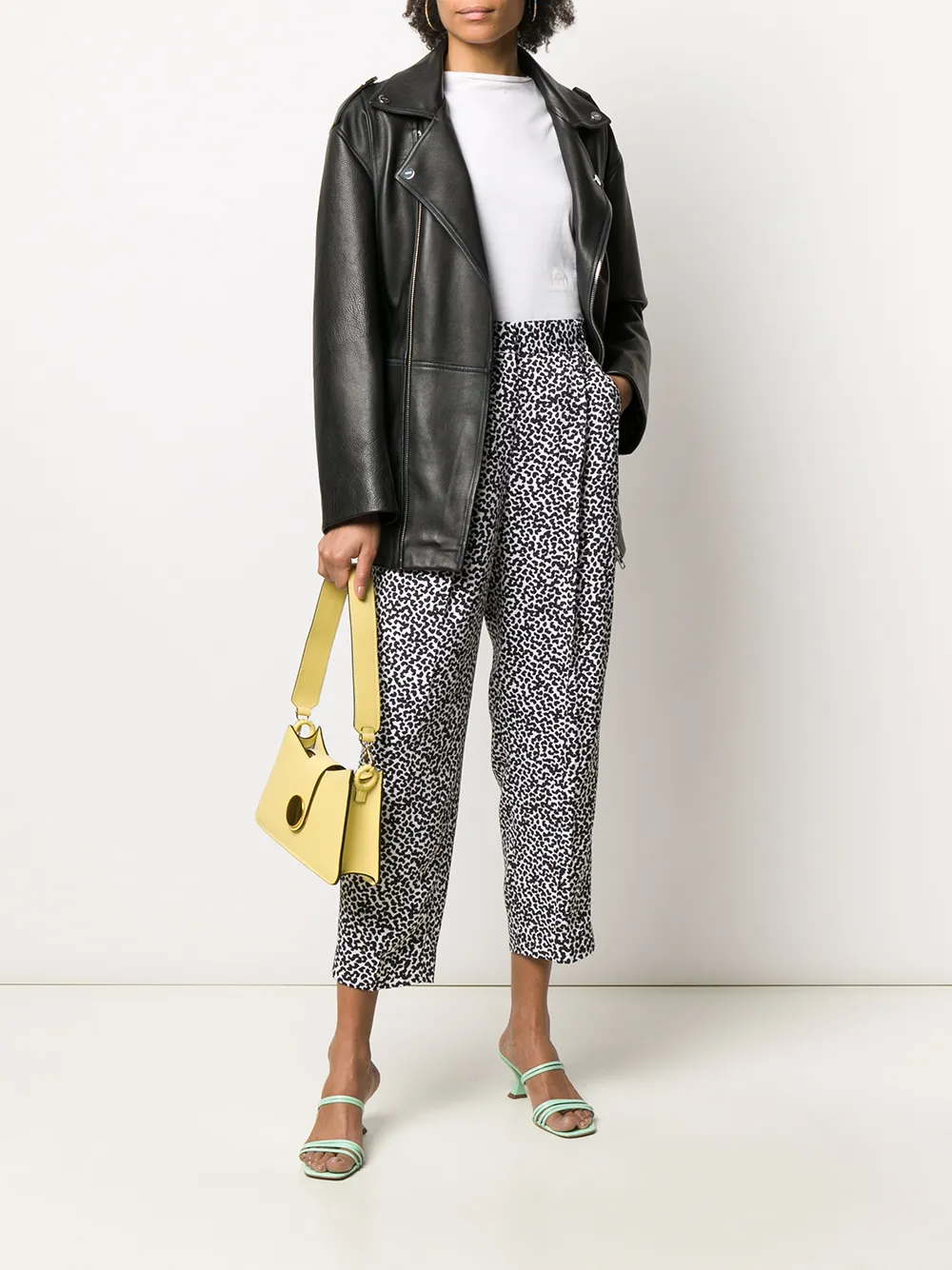 Michael Michael Kors Broek met luipaardprint - Zwart