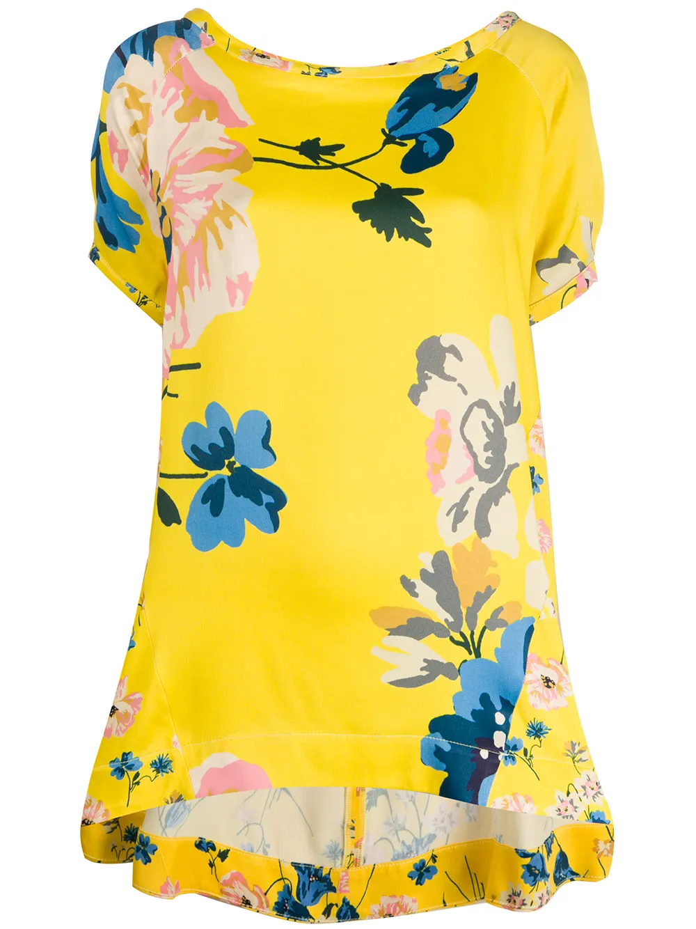 

Antonio Marras blusa con estampado floral - Amarillo