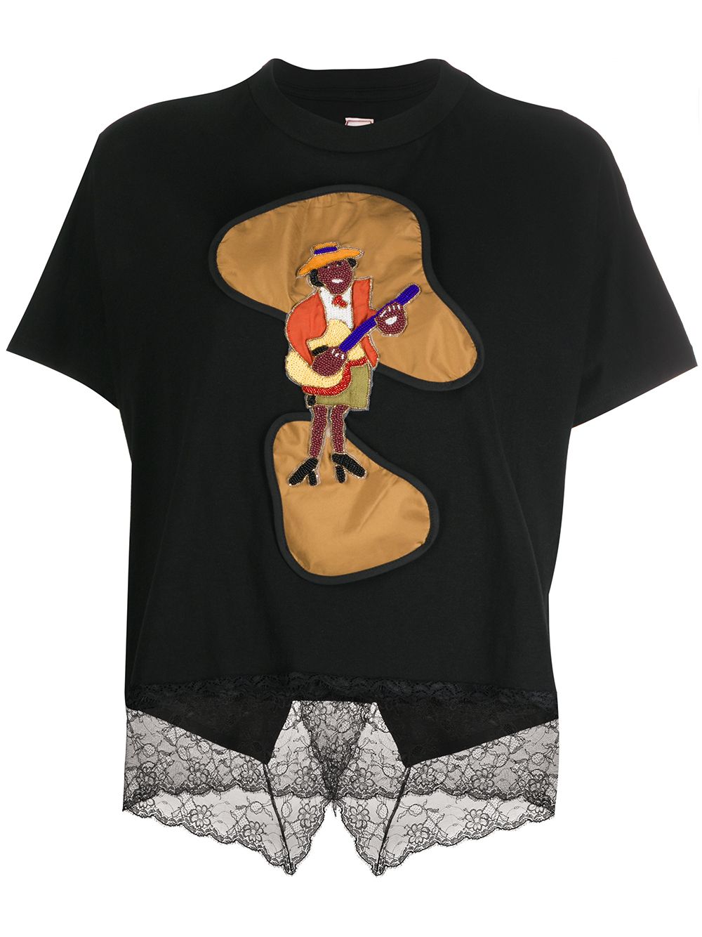 ANTONIO MARRAS EMBROIDERED PATCH T-SHIRT