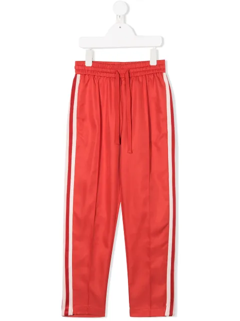 John Richmond Junior stripe detail track trousers