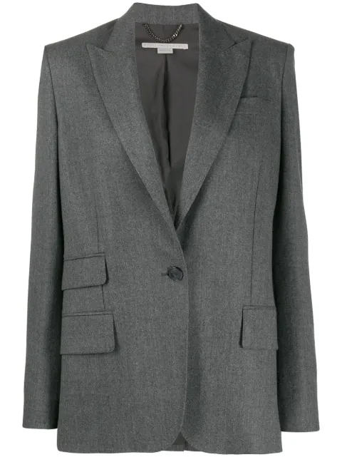 Stella McCartney pocket detail single-breasted blazer