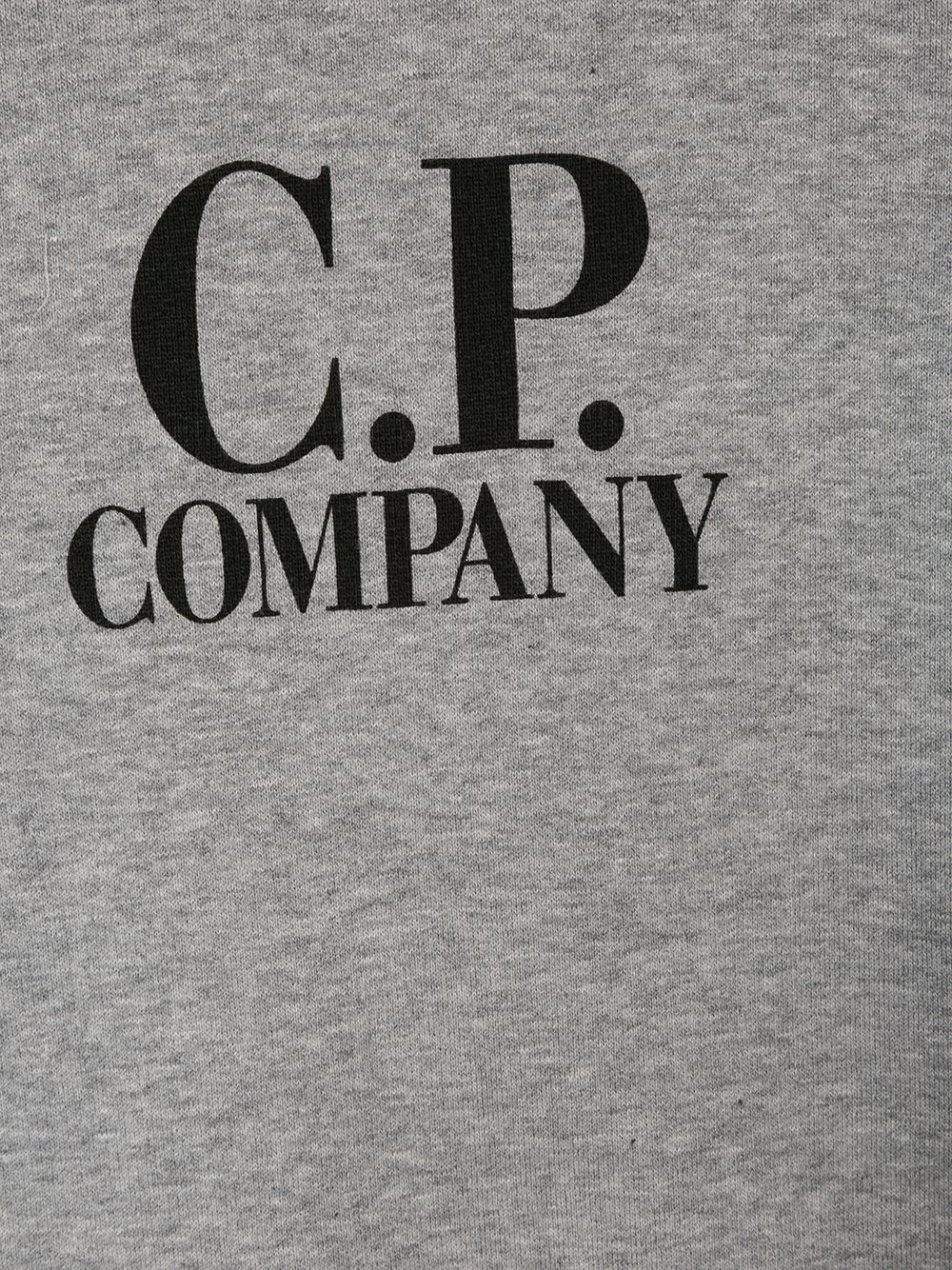 фото Cp company kids logo-print crew neck sweatshirt