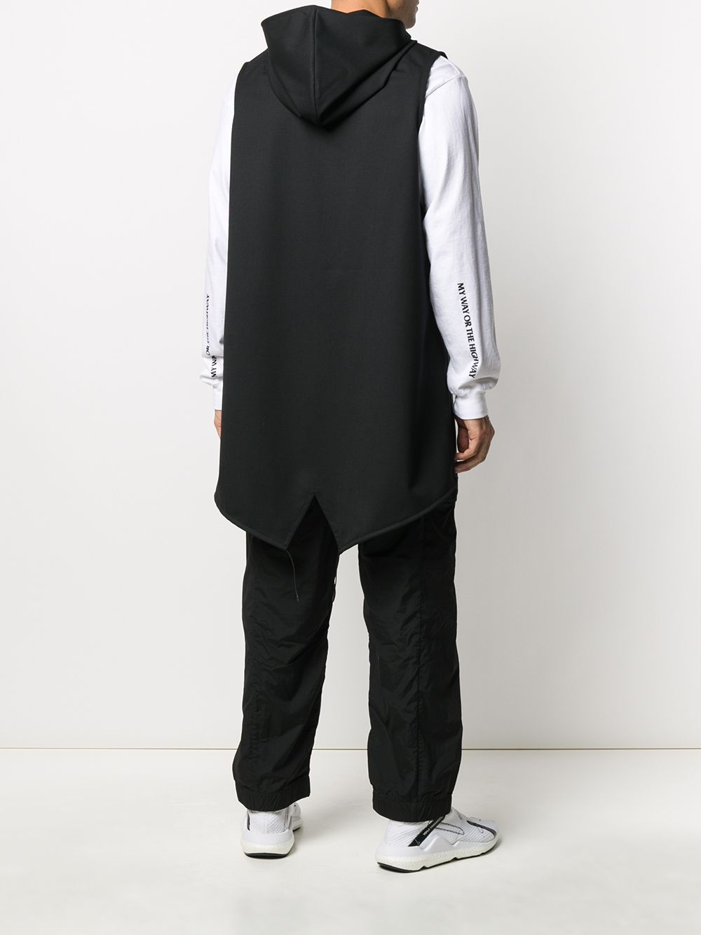 фото Y-3 drawstring-hem hooded vest