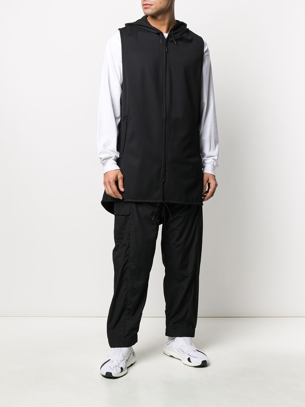 фото Y-3 drawstring-hem hooded vest