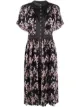 Image 1 of Paco Rabanne floral-print pleated midi dress