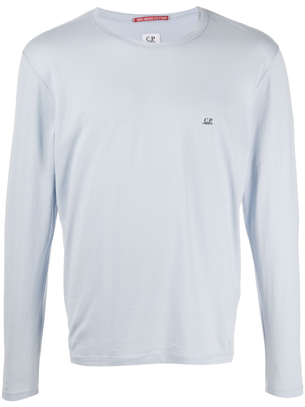 фото C.p. company logo-print long-sleeved top