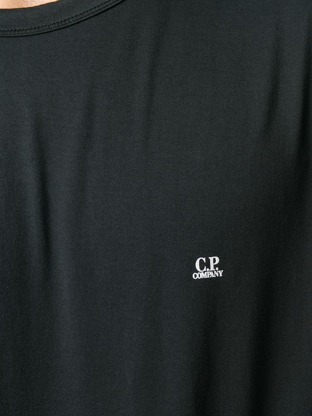 фото C.p. company logo-print long-sleeved top