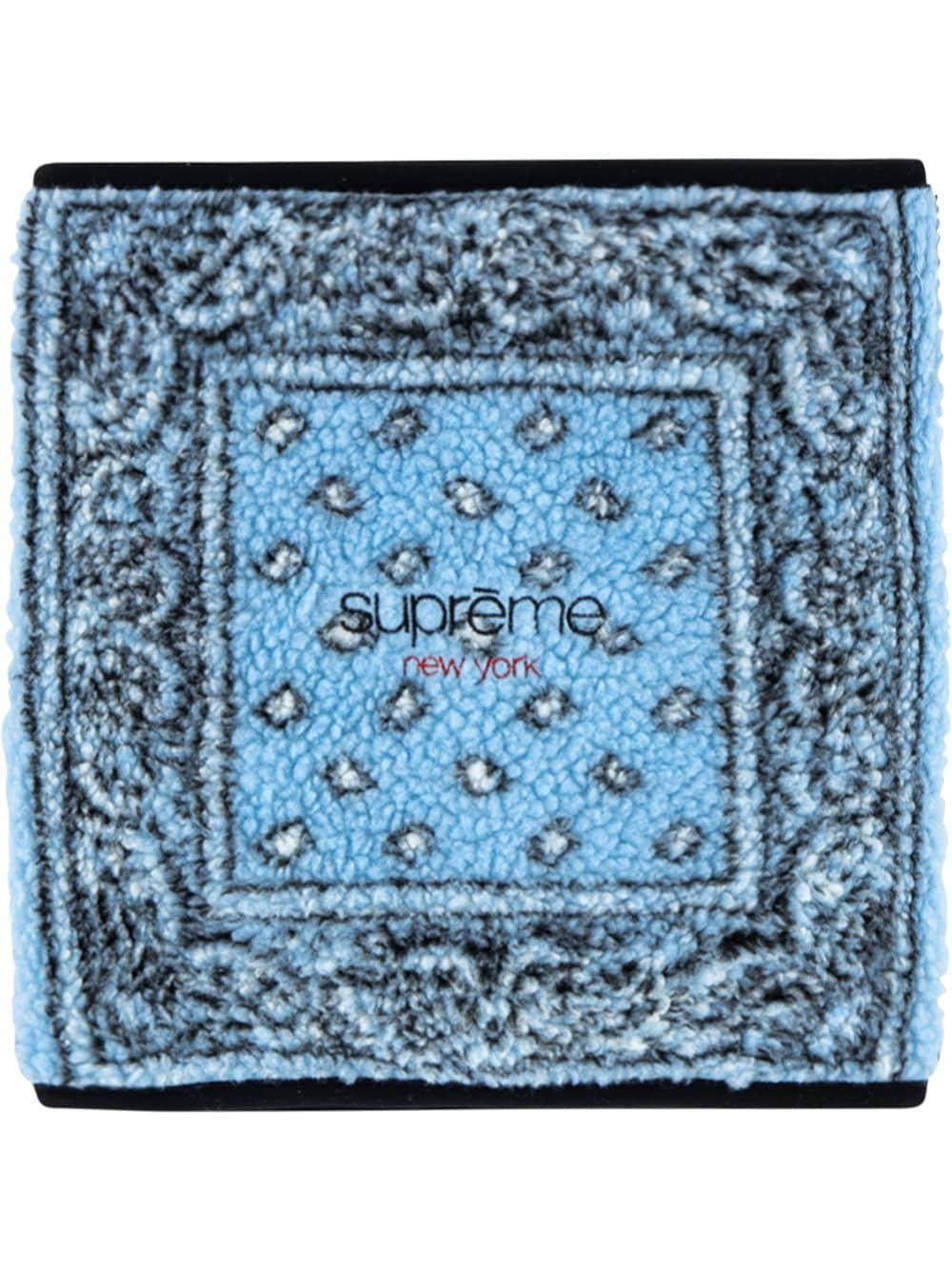 Supreme Bandana Neck Gaiter In Blue | ModeSens