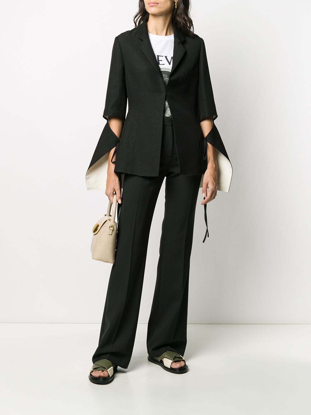 Shop black LOEWE cutout blazer with Express Delivery - Farfetch