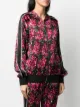 John Richmond floral-print zip-up hoodie