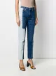 Heron Preston bleach panelled tapered jeans