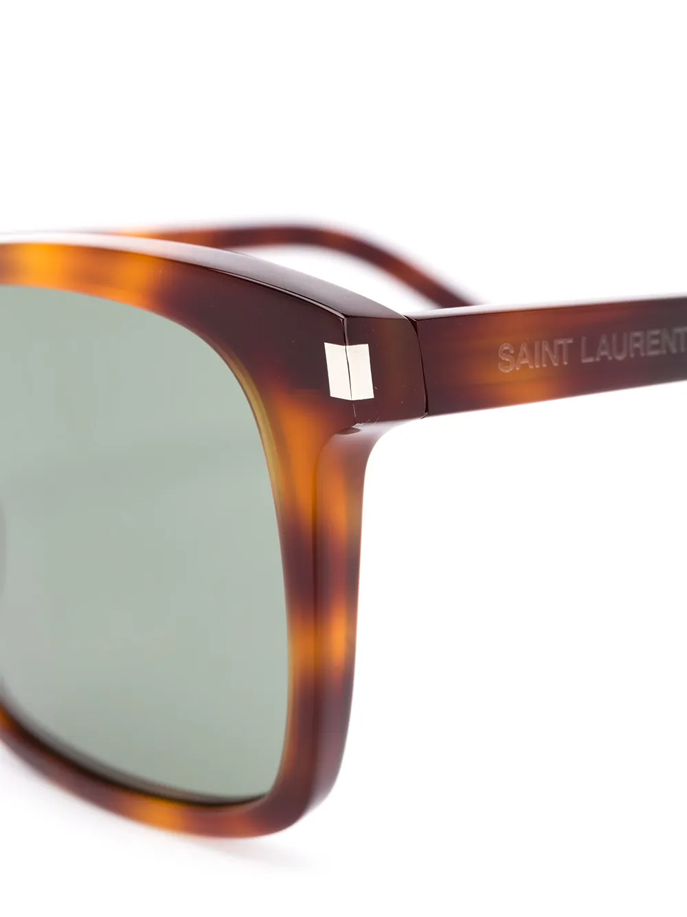 Saint Laurent Eyewear SL339 zonnebril met rechthoekig montuur Bruin
