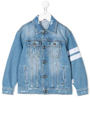 boys distressed denim jacket