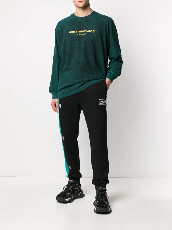 alexander wang stars and stripes joggers