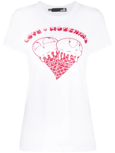 Love Moschino ice cream print T-shirt 