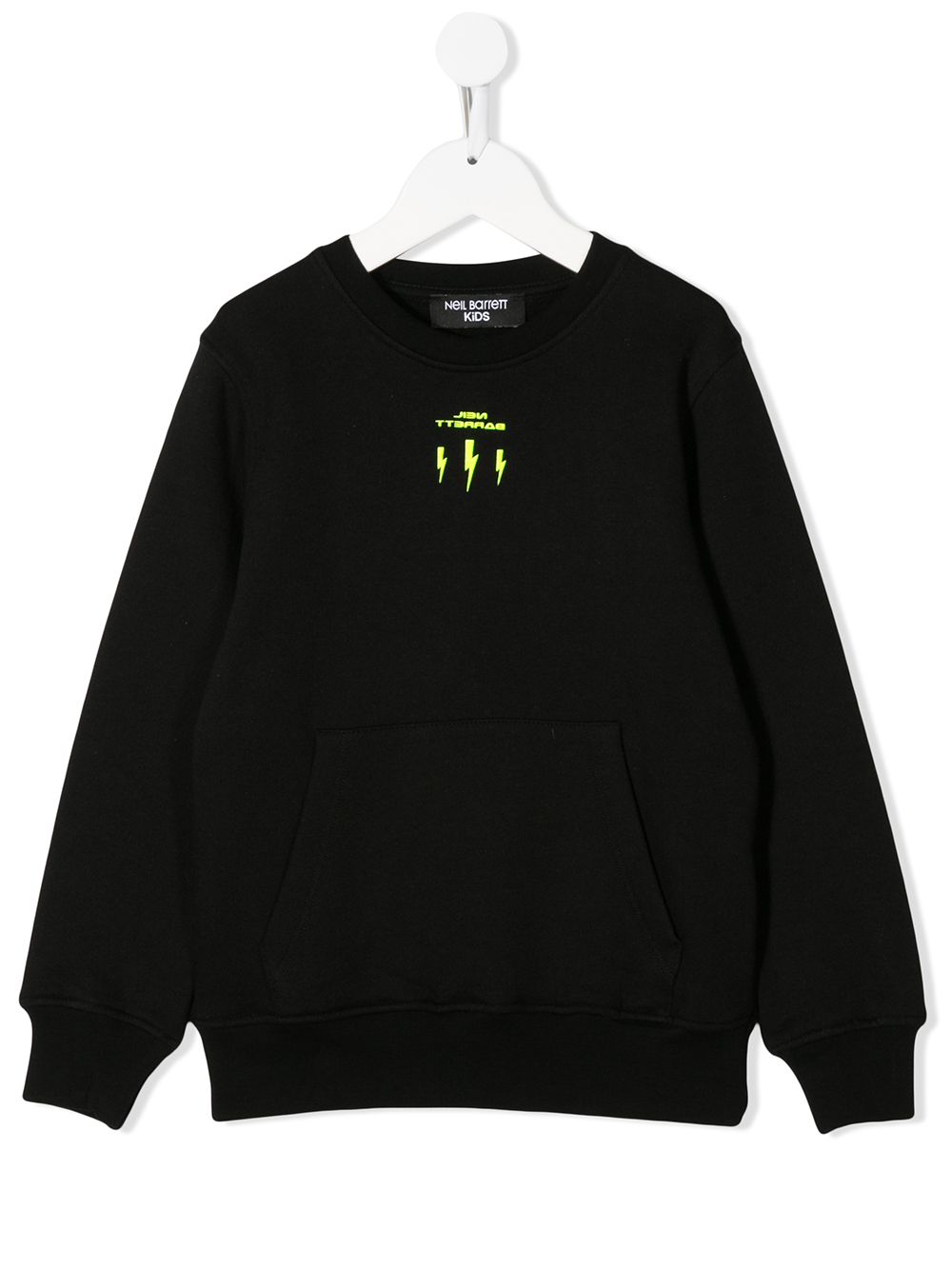 фото Neil barrett kids thunderbolt print sweatshirt