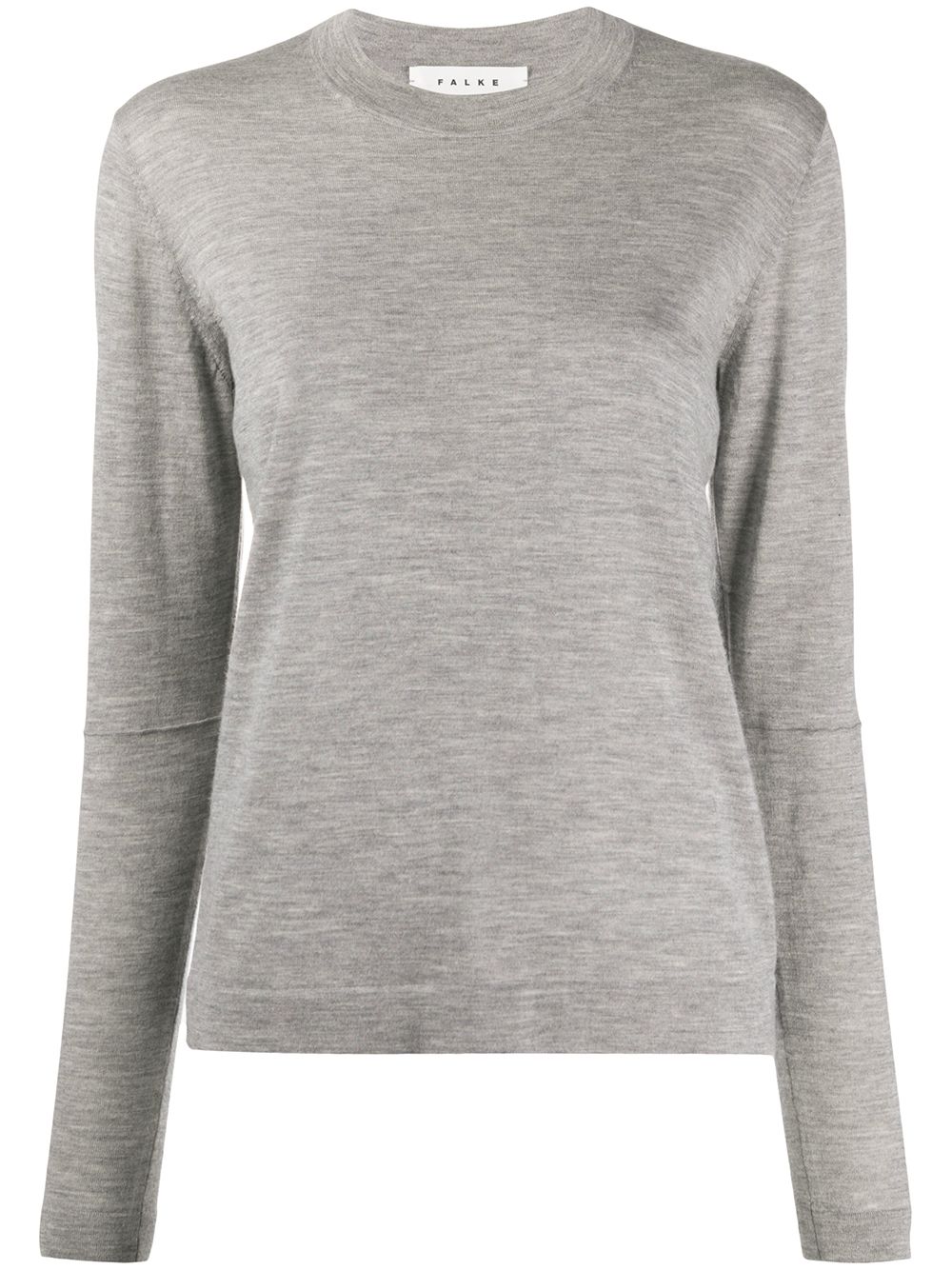 Falke Cashmere Long-sleeve Jumper In Grey