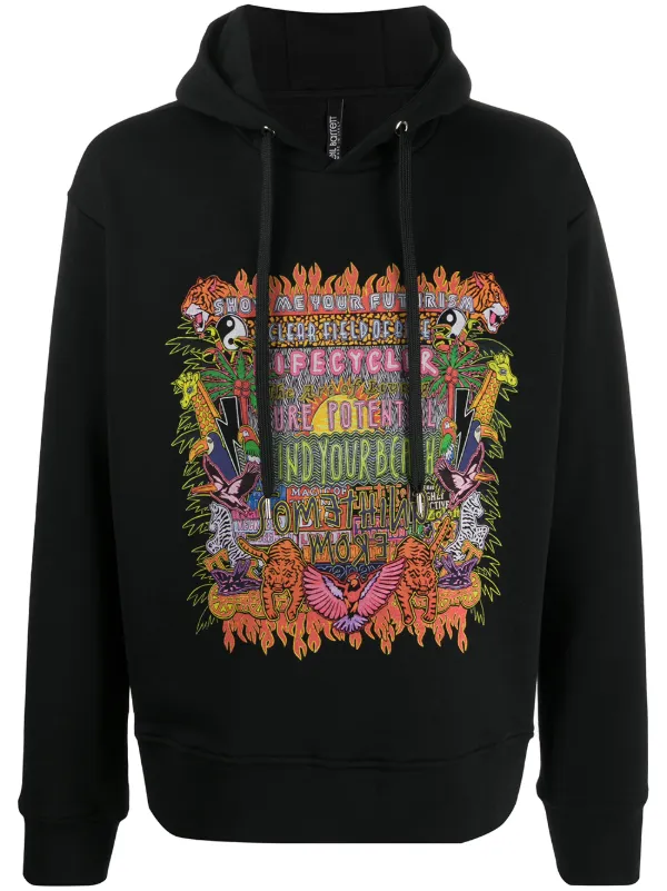 loose black hoodie