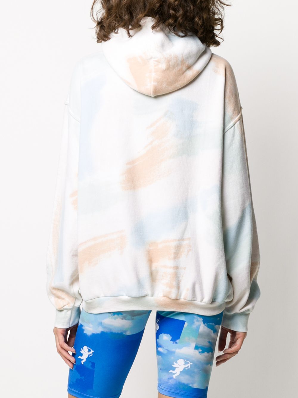 фото Collina strada brush strokes print hoodie