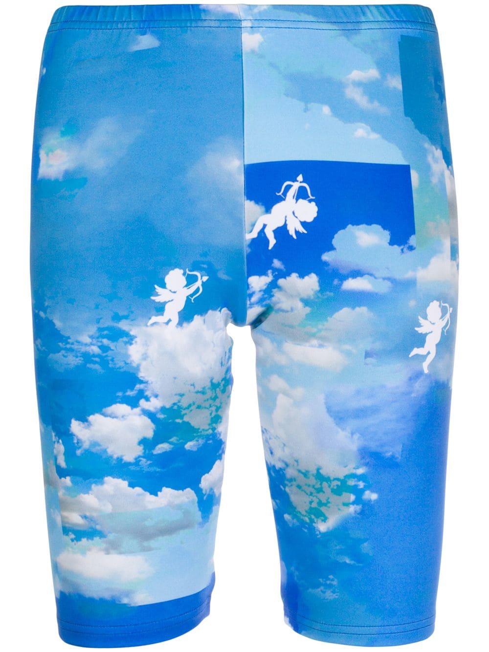 Collina Strada X Charlie Engman 116 Printed Cycling Shorts In Blue