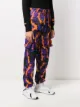Gcds colour-block straight leg trousers