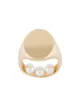 Image 1 of Maison Margiela pearl-embellished signet ring