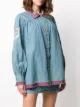 Gucci piped trim chambray shirt