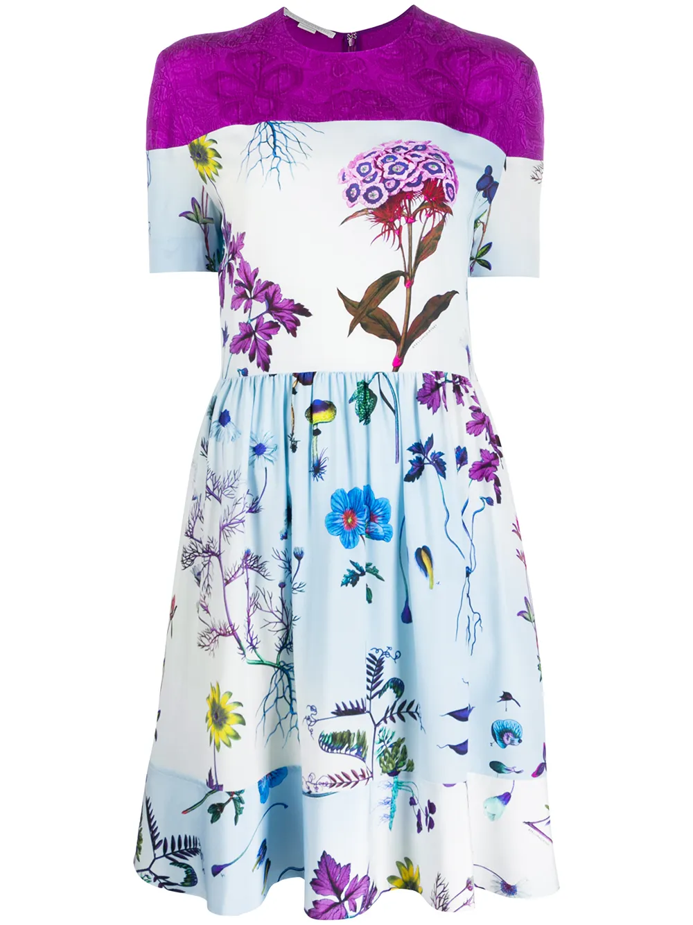 Image 1 of Stella McCartney panelled floral-print dress
