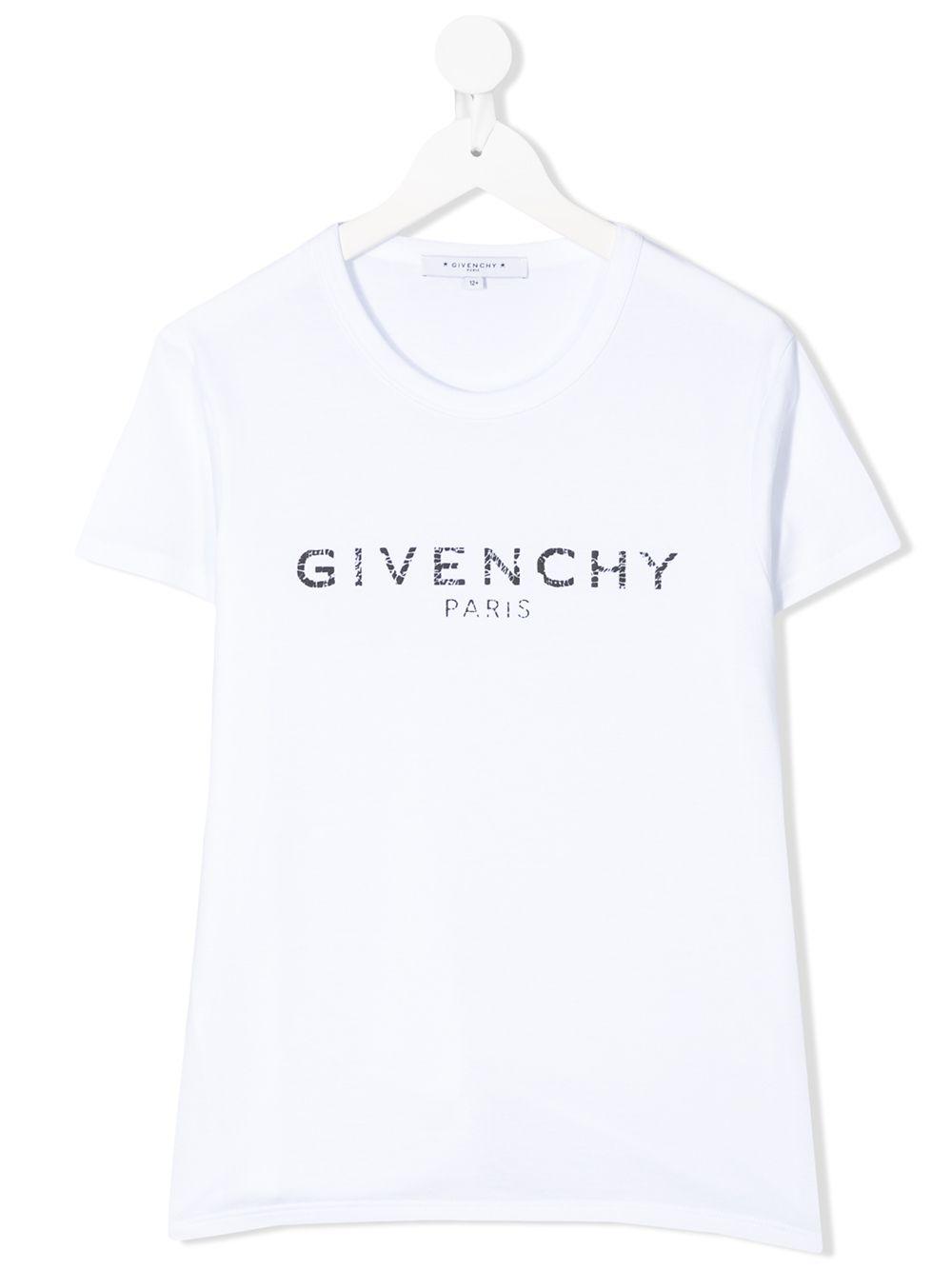 Givenchy Teen Faded Logo Print T-shirt In White