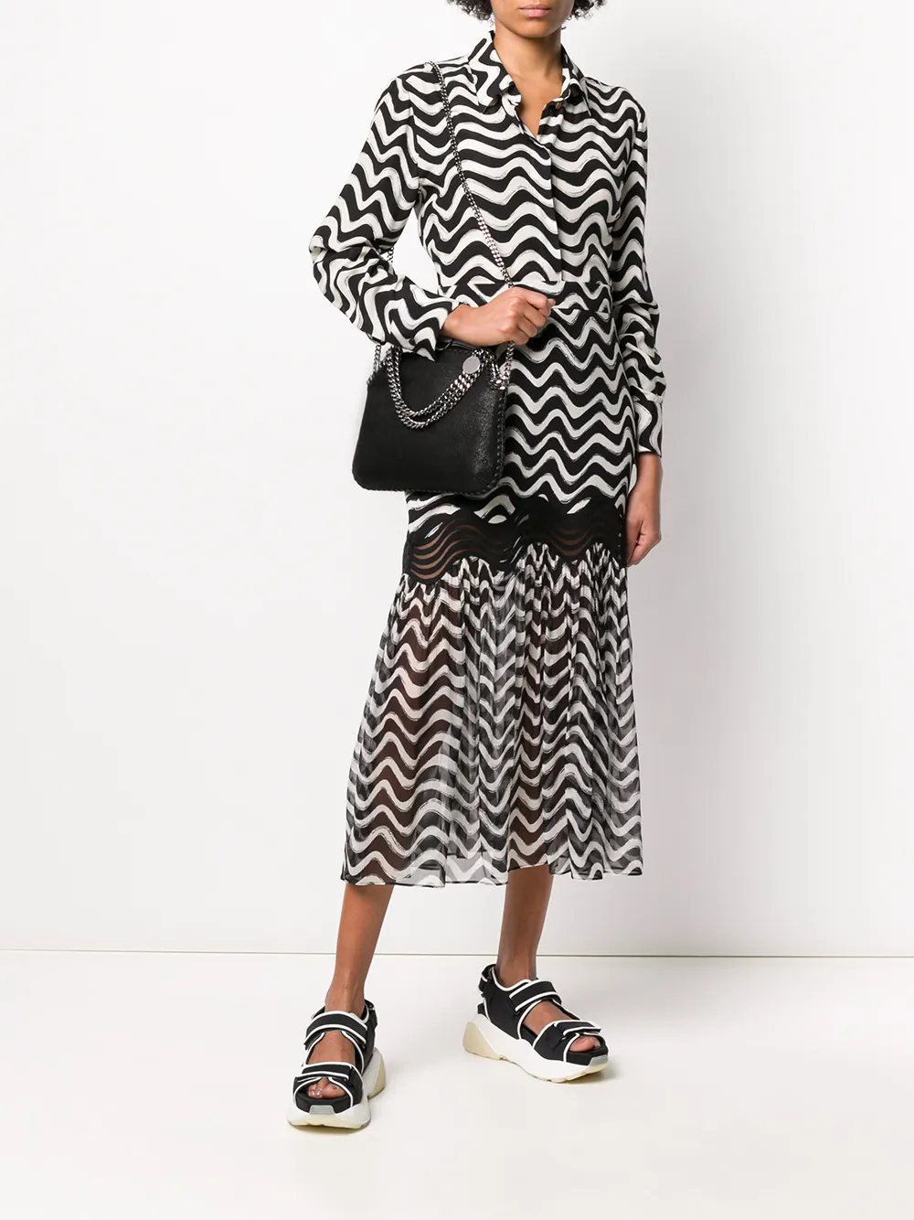 Stella McCartney Falabella kleine draagtas - Zwart