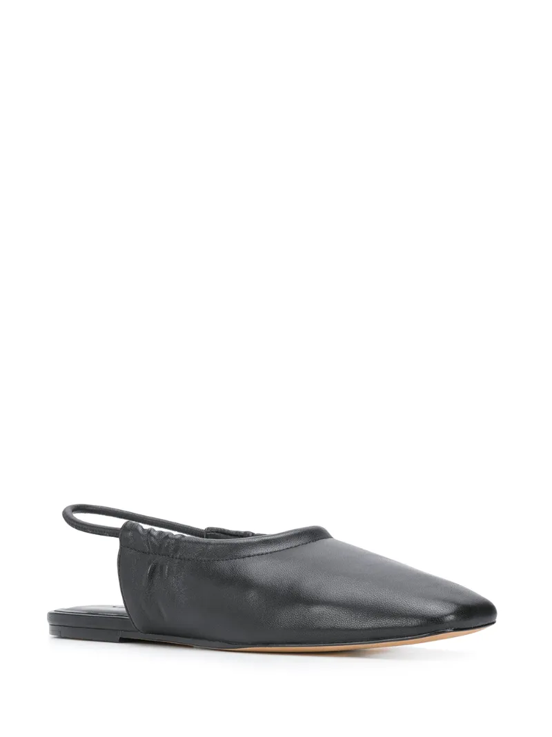 vince cadya square toe slingback flat