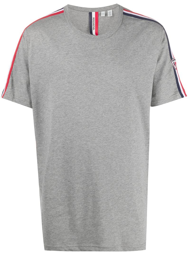 Rossignol Short Sleeve Logo Stripe T-shirt In Grey