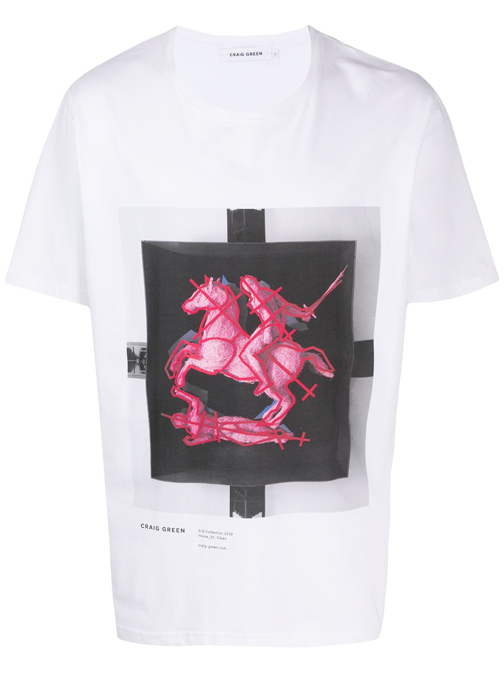 Shop Craig Green Graphic Print T-shirt In White