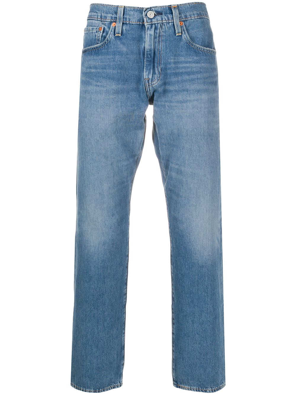 Levi's Kids' Faded Straight Cut Jeans In Blue