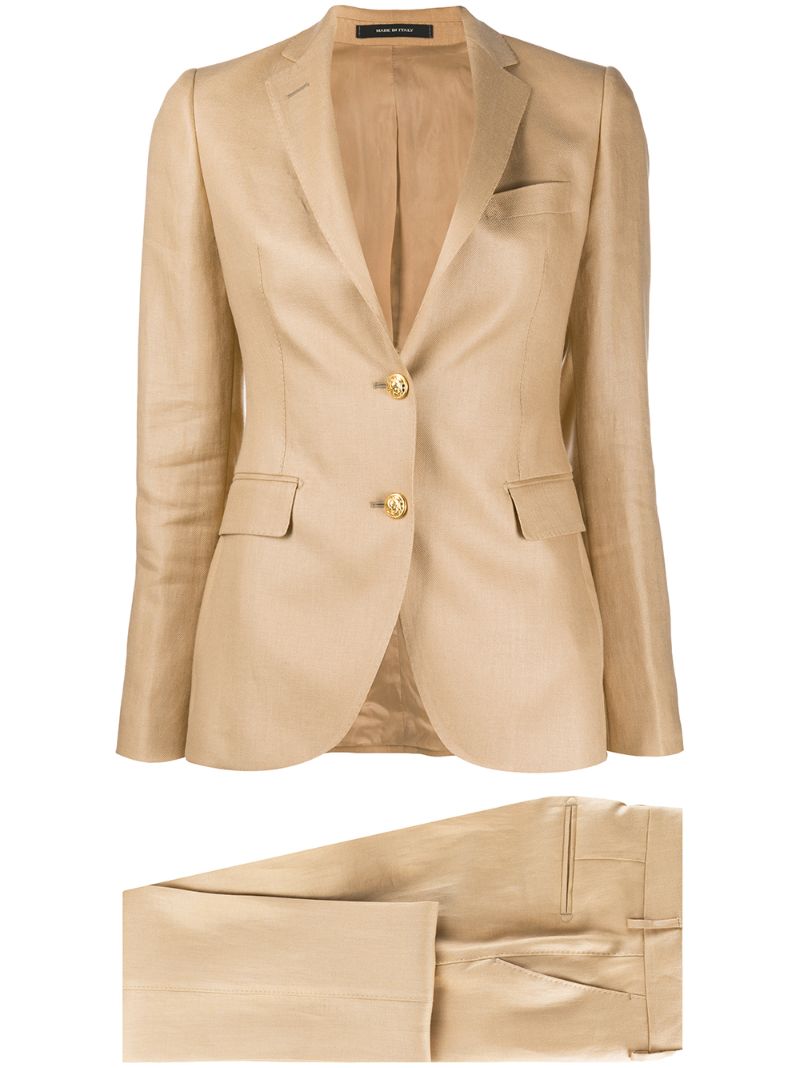 Tagliatore Two-piece Formal Suit In Neutrals