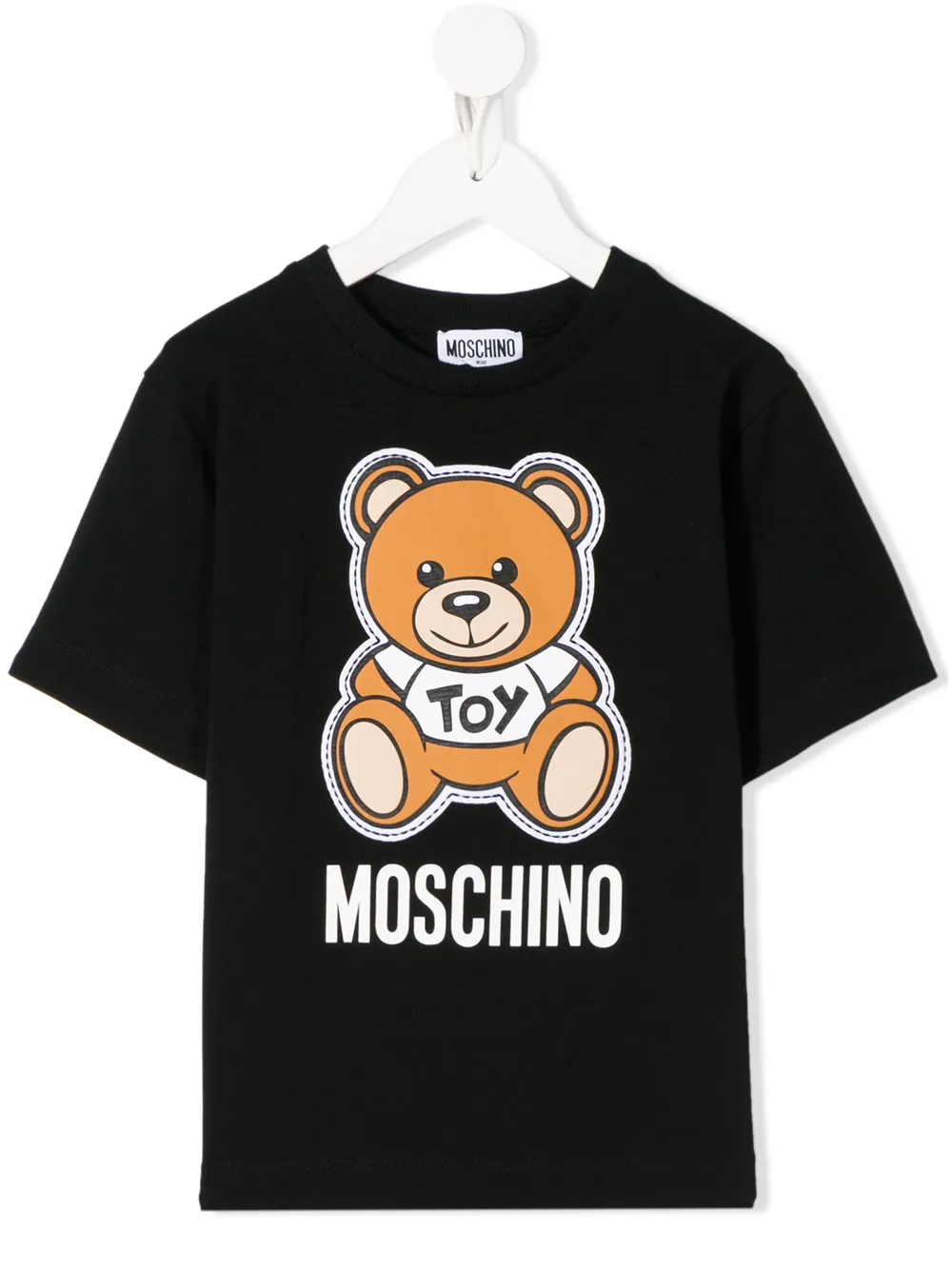 фото Moschino kids футболка teddy bear с логотипом