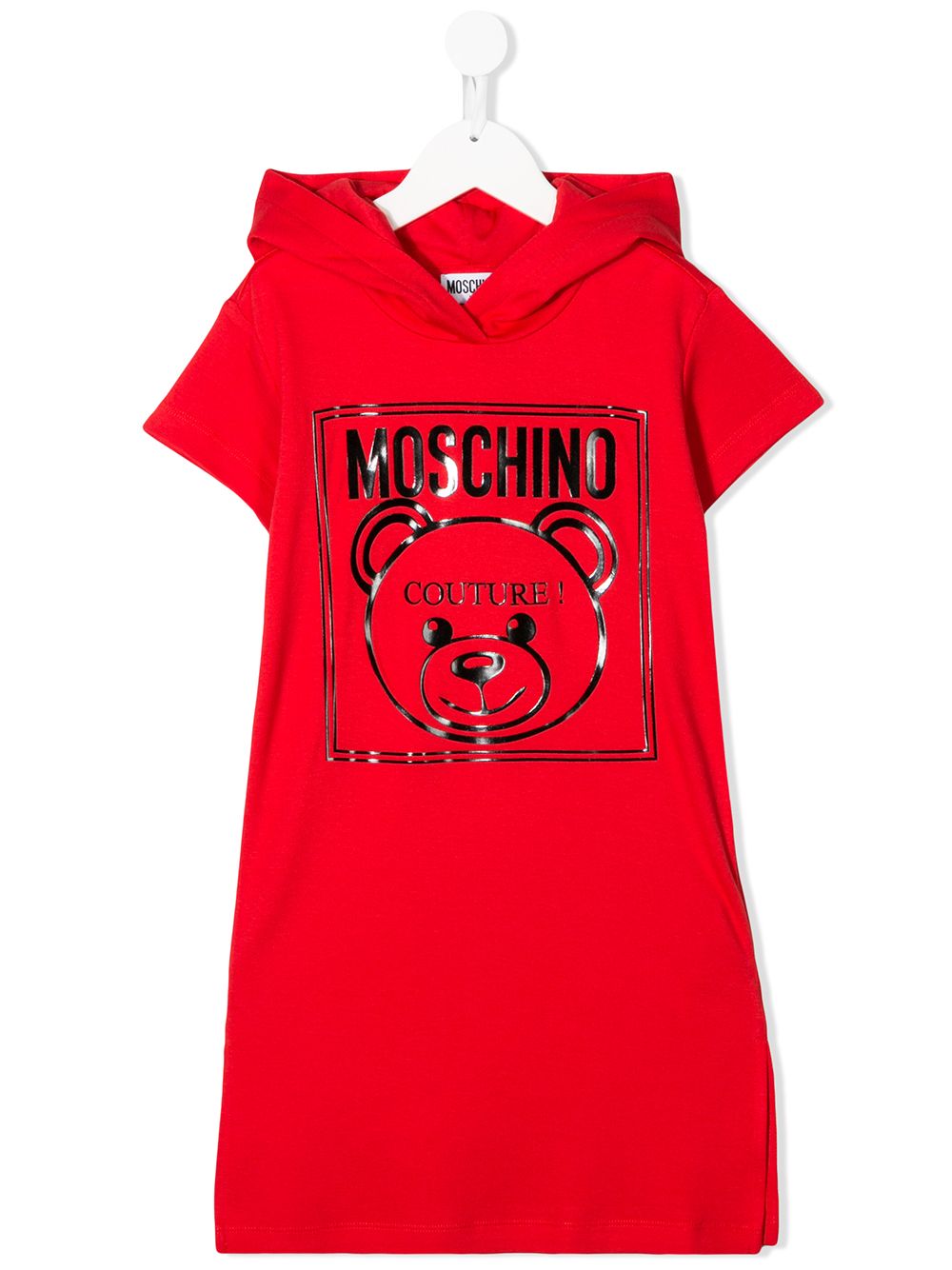 фото Moschino kids конверт-свитер с принтом teddy bear