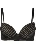 Maison Close striped push up bra - Black