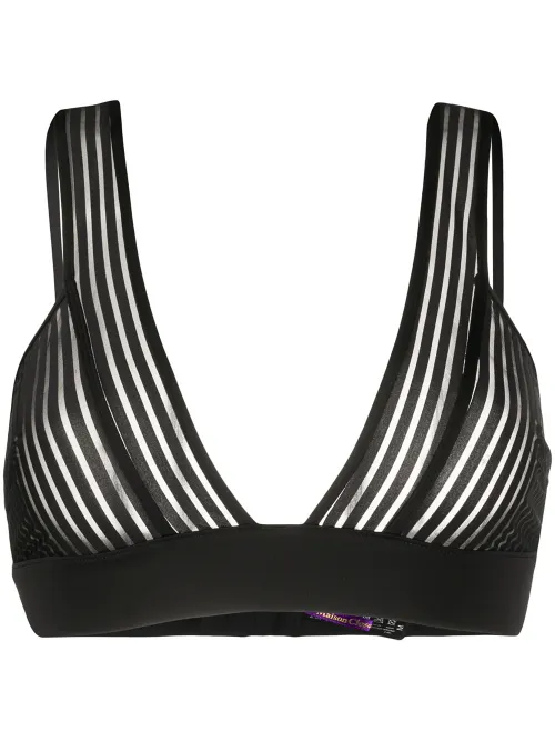 Soutien-gorge triangle à rayures - Maison Close - Modalova