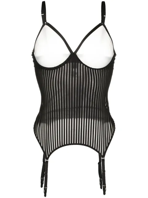 Maison Close cupless striped bodice