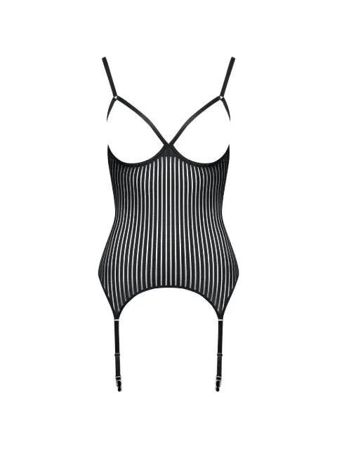 Maison Close cupless striped corset