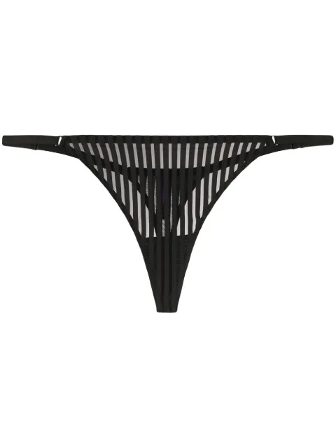 Maison Close Gestreepte string 