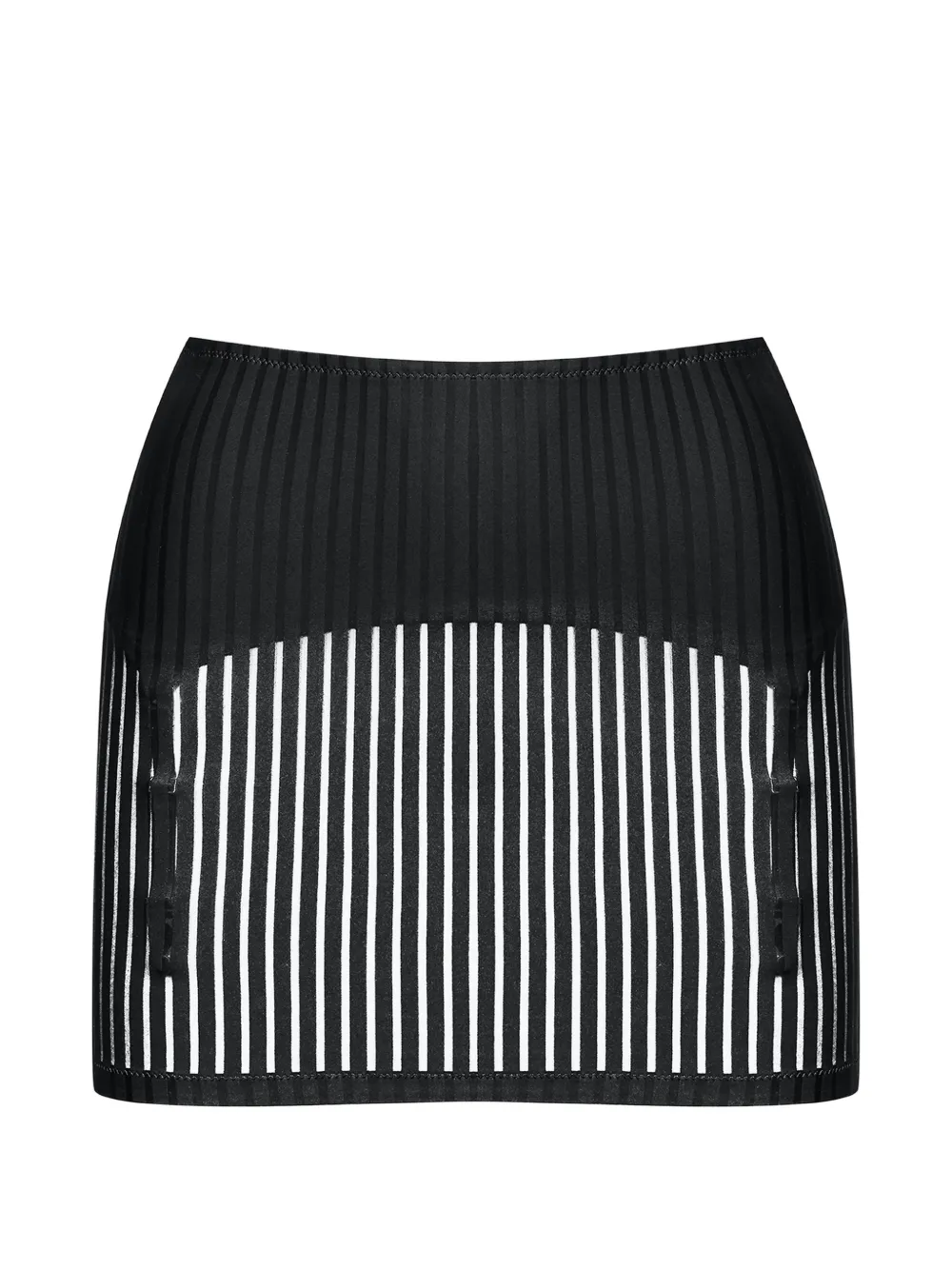 Maison Close ストライプ スカート | ブラック | Image 1