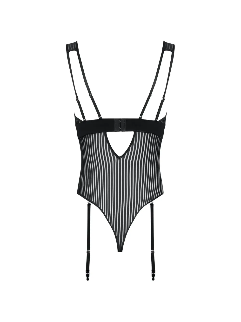  Maison Close Body Mit V Ausschnitt   Schwarz 