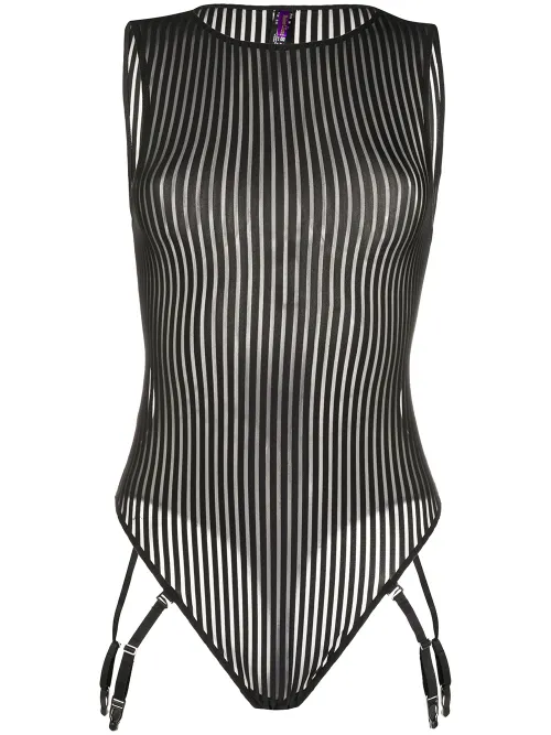 Maison Close body à rayures - Noir - Maison Close - Modalova
