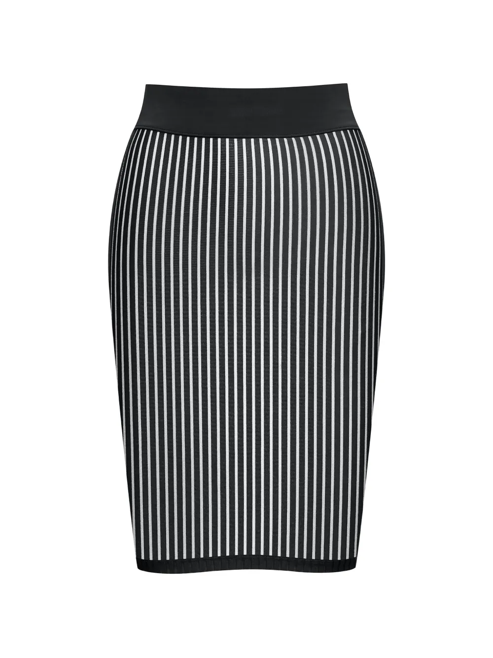 Maison Close ストライプ ペンシルスカート | ブラック | Image 1